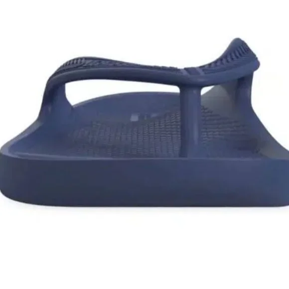 Lightfeet Arch Support Flip Flops New w/ Tags Navy Size EU 46-47 M 13 W 14 - Picture 3 of 15